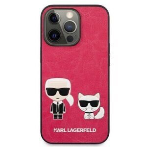 Husa Cover Karl Lagerfeld &amp; Choupette Leather Case pentru iPhone 13 Pro Max