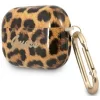 Husa Airpods Guess Leopard pentru Airpods Pro Brown