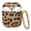 Husa Airpods Guess Leopard pentru Airpods 1/2 Gold