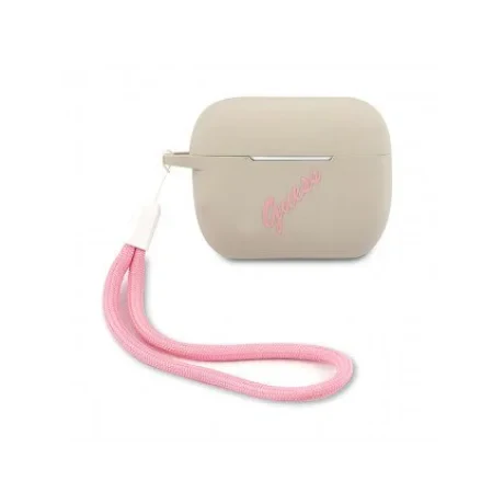 Husa Airpods Guess Vintage pentru Airpods Pro Pink