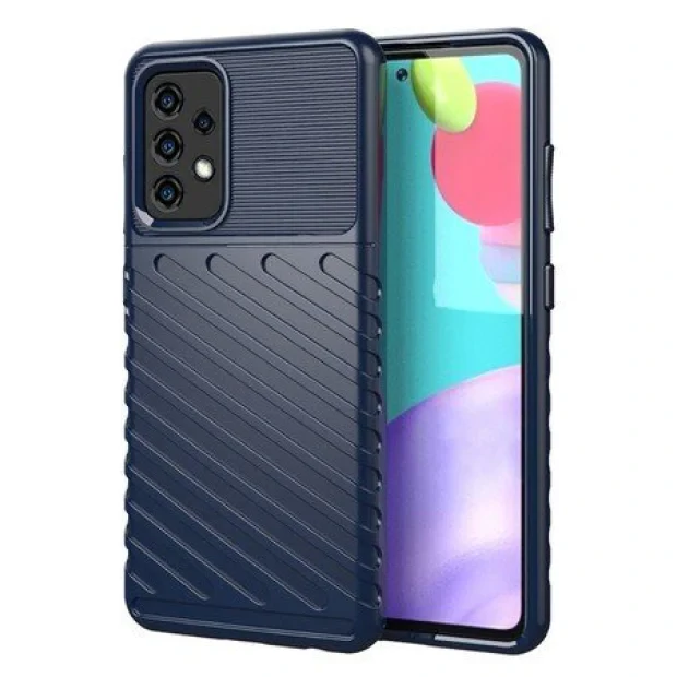 Husa Cover Silicon Carbon pentru Samsung Galaxy S21 FE Albastru