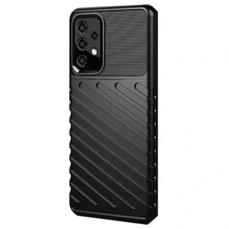 Husa Cover Silicon Carbon pentru Samsung Galaxy S21 FE Negru
