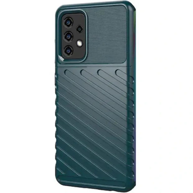 Husa Cover Silicon Thunder pentru Samsung Galaxy A52/A52 5G/A52s 5G Verde