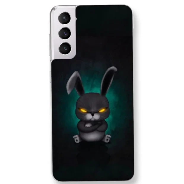 Husa Fashion Mobico pentru Samsung Galaxy S21 Angry Rabbit