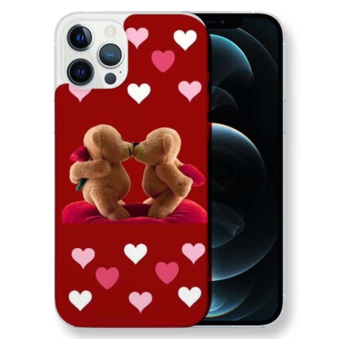 Husa Fashion Mobico pentru iPhone 12/12 Pro Teddy Bears With Love thumb