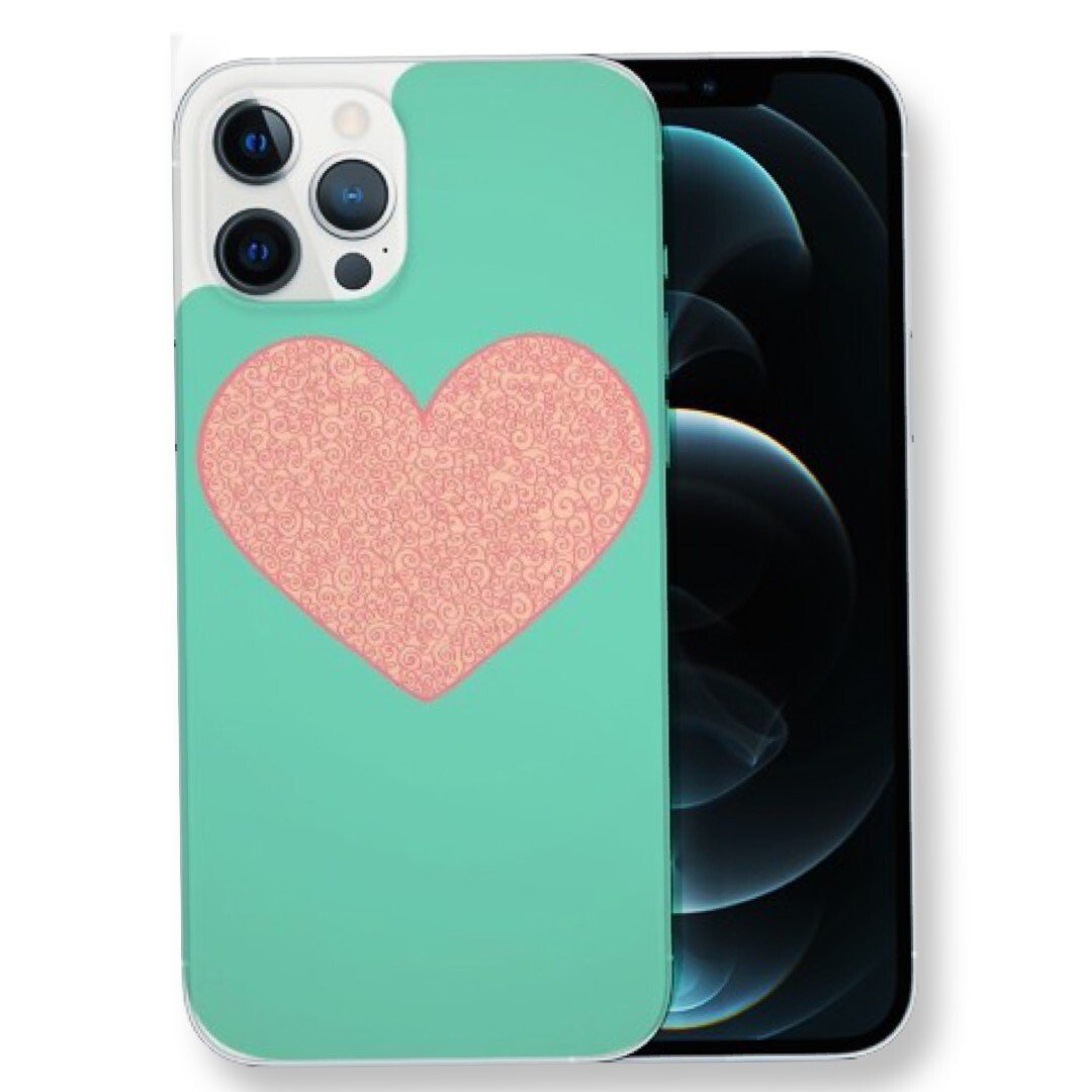 Husa Fashion Mobico pentru iPhone 13 Pro Max Pink Heart thumb