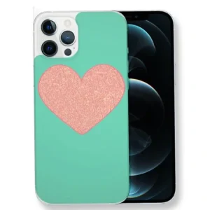 Husa Fashion Mobico pentru iPhone 13 Pro Max Pink Heart