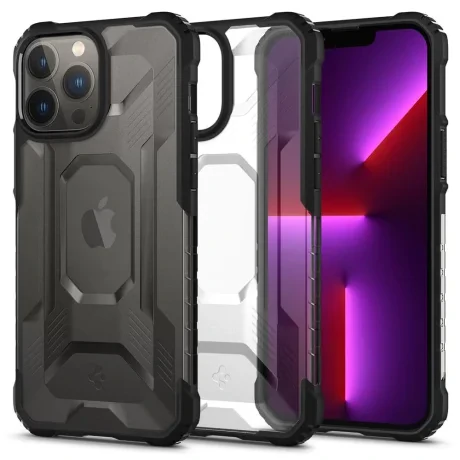 Husa Cover Spigen Nitro Force Matte pentru Iphone 13 Pro Max Black