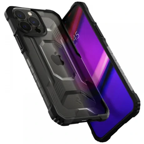 Husa Cover Spigen Nitro Force Matte pentru Iphone 13 Pro Max Black