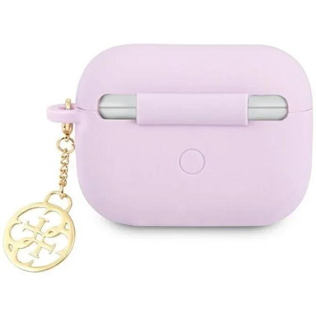 Husa Cover Guess 4G Charms pentru Airpods Pro Purple