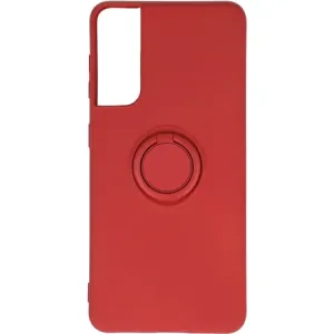 Husa Cover Silicon Finger Grip pentru Samsung S22 Plus Rosu