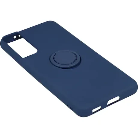 Husa Cover Silicon Finger Grip pentru Samsung S22 Ultra Albastru