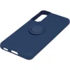 Husa Cover Silicon Finger Grip pentru Samsung S22 Ultra Albastru
