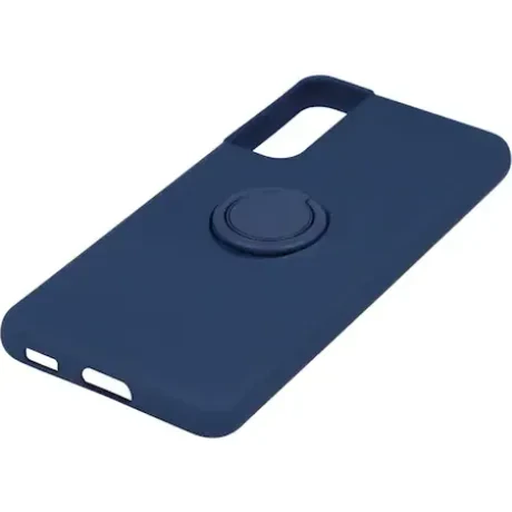 Husa Cover Silicon Finger Grip pentru Samsung S22 Ultra Albastru
