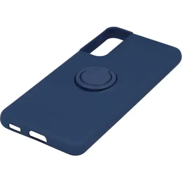 Husa Cover Silicon Finger Grip pentru Samsung S22 Ultra Albastru