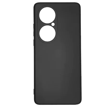 Husa Cover Silicon Slim Mat pentru Huawei P50 Negru thumb