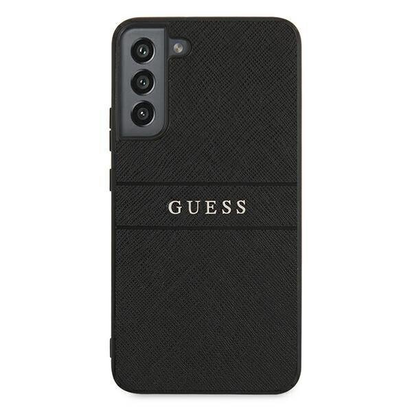 Husa Cover Guess Saffiano Stripe pentru Samsung Galaxy S22 Plus Black thumb