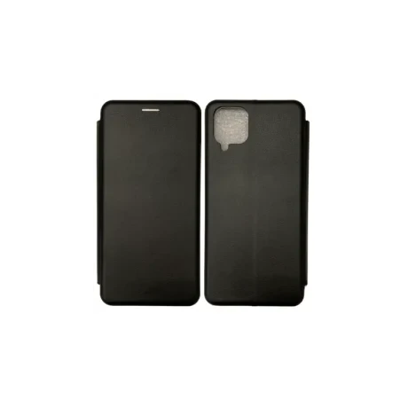 Husa Book OC Piele Ecologica pentru Samsung Galaxy A12 Negru