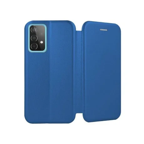 Husa Book OC Piele Ecologica pentru Samsung Galaxy A52/A52 5G Albastru