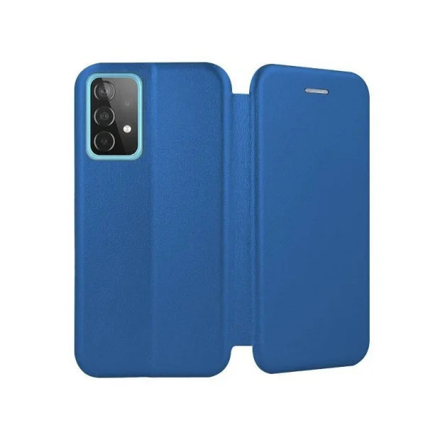 Husa Book OC Piele Ecologica pentru Samsung Galaxy A52/A52 5G Albastru