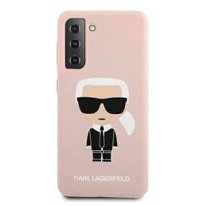Husa Cover Karl Lagerfeld Iconic Full Body pentru Samsung Galaxy S21 Plus Pink