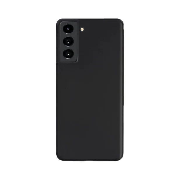 Husa Cover Silicon Slim Mat pentru Samsung Galaxy S21 FE Negru