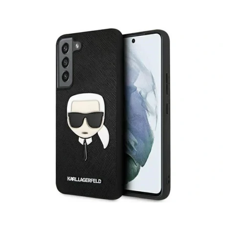Husa Cover Karl Lagerfeld Saffiano Karl Head pentru Samsung Galaxy S22 Plus Black