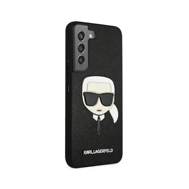 Husa Cover Karl Lagerfeld Saffiano Karl Head pentru Samsung Galaxy S22 Plus Black