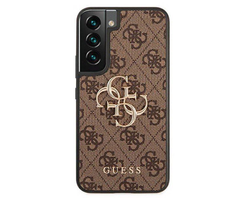 Husa Cover Guess PU 4G Metal Logo pentru Samsung Galaxy S22 Brown thumb