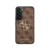 Husa Cover Guess PU 4G Metal Logo pentru Samsung Galaxy S22 Brown