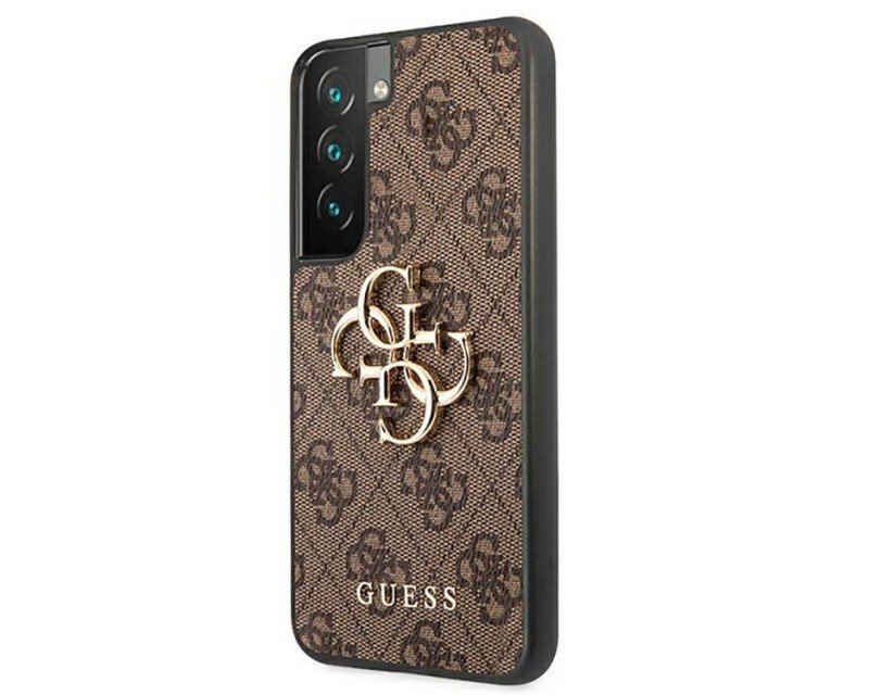 Husa Cover Guess PU 4G Metal Logo pentru Samsung Galaxy S22 Brown thumb