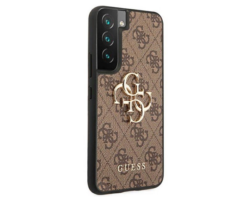 Husa Cover Guess PU 4G Metal Logo pentru Samsung Galaxy S22 Brown thumb