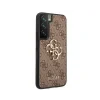 Husa Cover Guess PU 4G Metal Logo pentru Samsung Galaxy S22 Brown