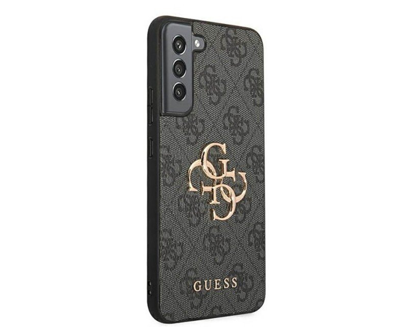 Husa Cover Guess PU 4G Metal Logo pentru Samsung Galaxy S22 Grey thumb