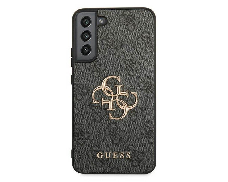 Husa Cover Guess PU 4G Metal Logo pentru Samsung Galaxy S22 Grey thumb