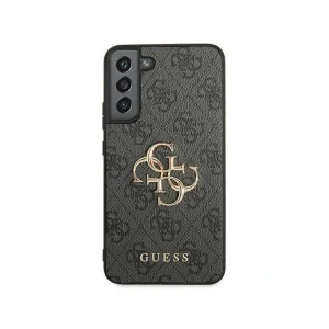 Husa Cover Guess PU 4G Metal Logo pentru Samsung Galaxy S22 Grey