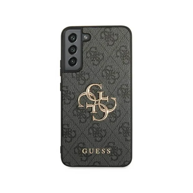 Husa Cover Guess PU 4G Metal Logo pentru Samsung Galaxy S22 Grey