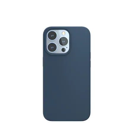 Husa Cover Kingxbar Magsafe Silicone Series pentru iPhone 13 Pro Max Albastru thumb