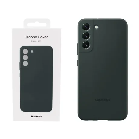 Husa Cover Silicone Cover pentru Samsung Galaxy S22 Plus Dark Green