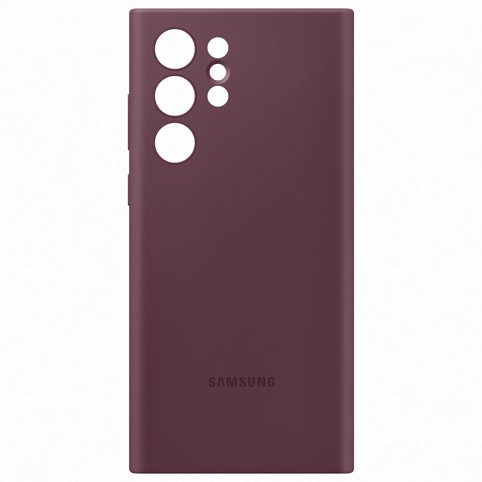 Husa Cover Silicone Cover pentru Samsung Galaxy S22 Ultra Burgundy thumb
