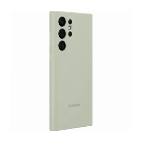 Husa Cover Silicone Cover pentru Samsung Galaxy S22 Ultra Olive Green