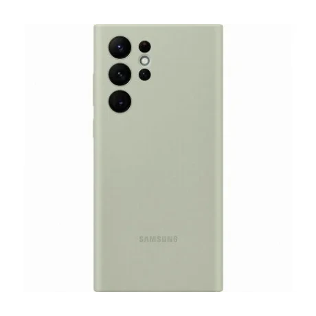 Husa Cover Silicone Cover pentru Samsung Galaxy S22 Ultra Olive Green