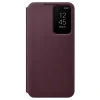 Husa Book Clear View Samsung pentru Samsung Galaxy S22 Plus EF-ZS906CEEGEE Burgundy