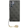 Husa Cover Guess 4G Charms pentru Samsung Galaxy S22 Ultra Grey