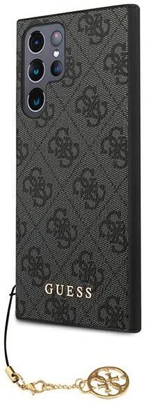 Husa Cover Guess 4G Charms pentru Samsung Galaxy S22 Ultra Grey thumb
