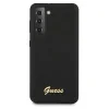 Husa Cover Guess Silicone Metal Logo pentru Samsung Galaxy S22 Plus Black