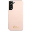 Husa Cover Guess Silicone Metal Logo pentru Samsung Galaxy S22 Plus Pink