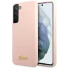 Husa Cover Guess Silicone Metal Logo pentru Samsung Galaxy S22 Plus Pink
