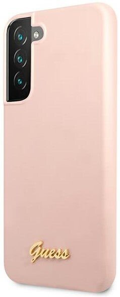 Husa Cover Guess Silicone Metal Logo pentru Samsung Galaxy S22 Pink thumb