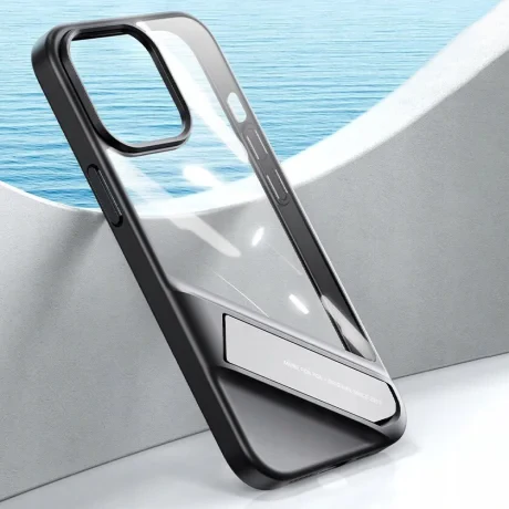 Husa Cover Ugreen Fusion Standing Case pentru iPhone 13 Pro Max Rama Neagra